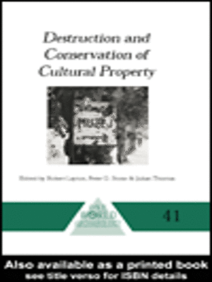 cover image of Destruction and Conservation of Cultural Property